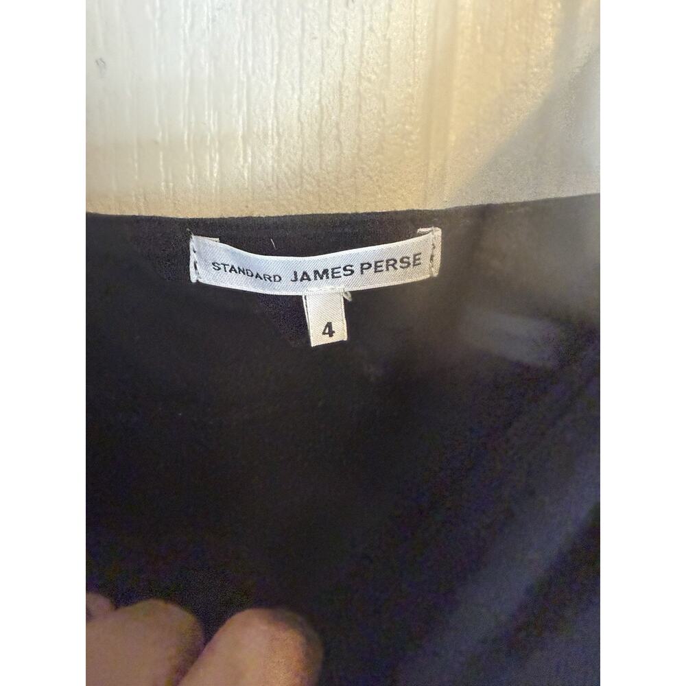 James Perse Black Maxi Dress Size 4 Spaghetti Strap Empire Waist - Picture 6 of 7